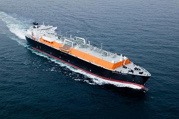 LNG carrier at sea