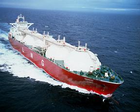 kline LNG carrier zekreet at sea